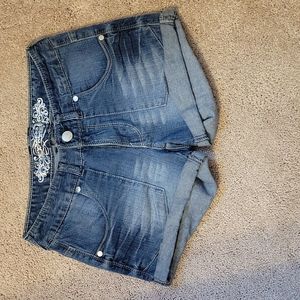 Express jean shorts
